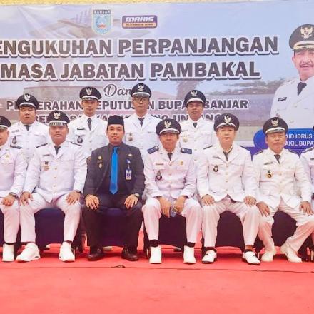 Pembakal Bawahan Seberang Hadiri Pengukuhan & Pengesahan Perpanjangan Masa Jabatan 